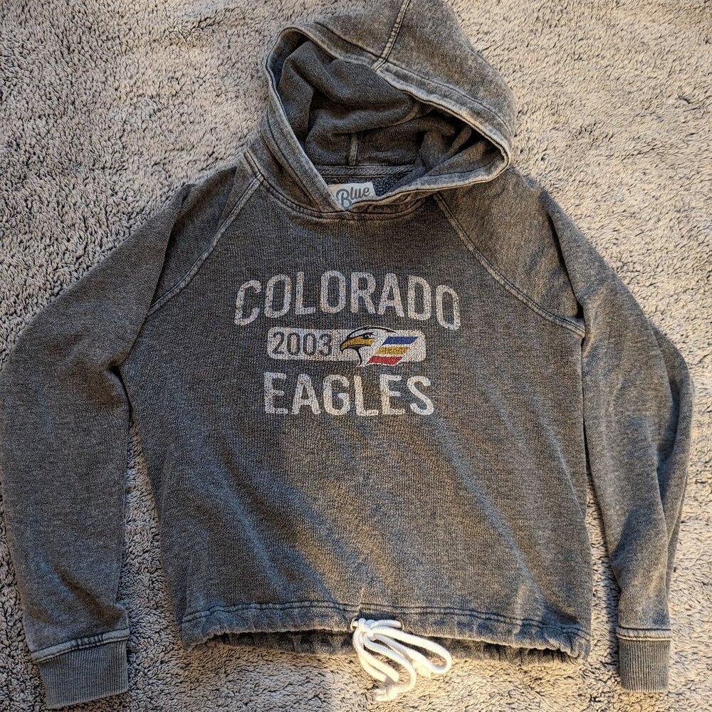 Colorado Eagles Crop Hoodie